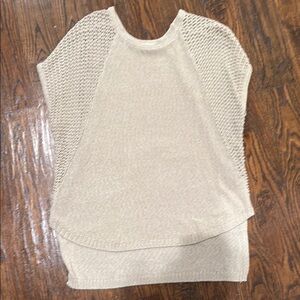 Beige Knit  Top